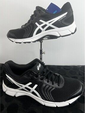 ASICS GEL-Quickwalk 3 Women’s 7.5 Black White Walking Shoes 1132A055 NWT